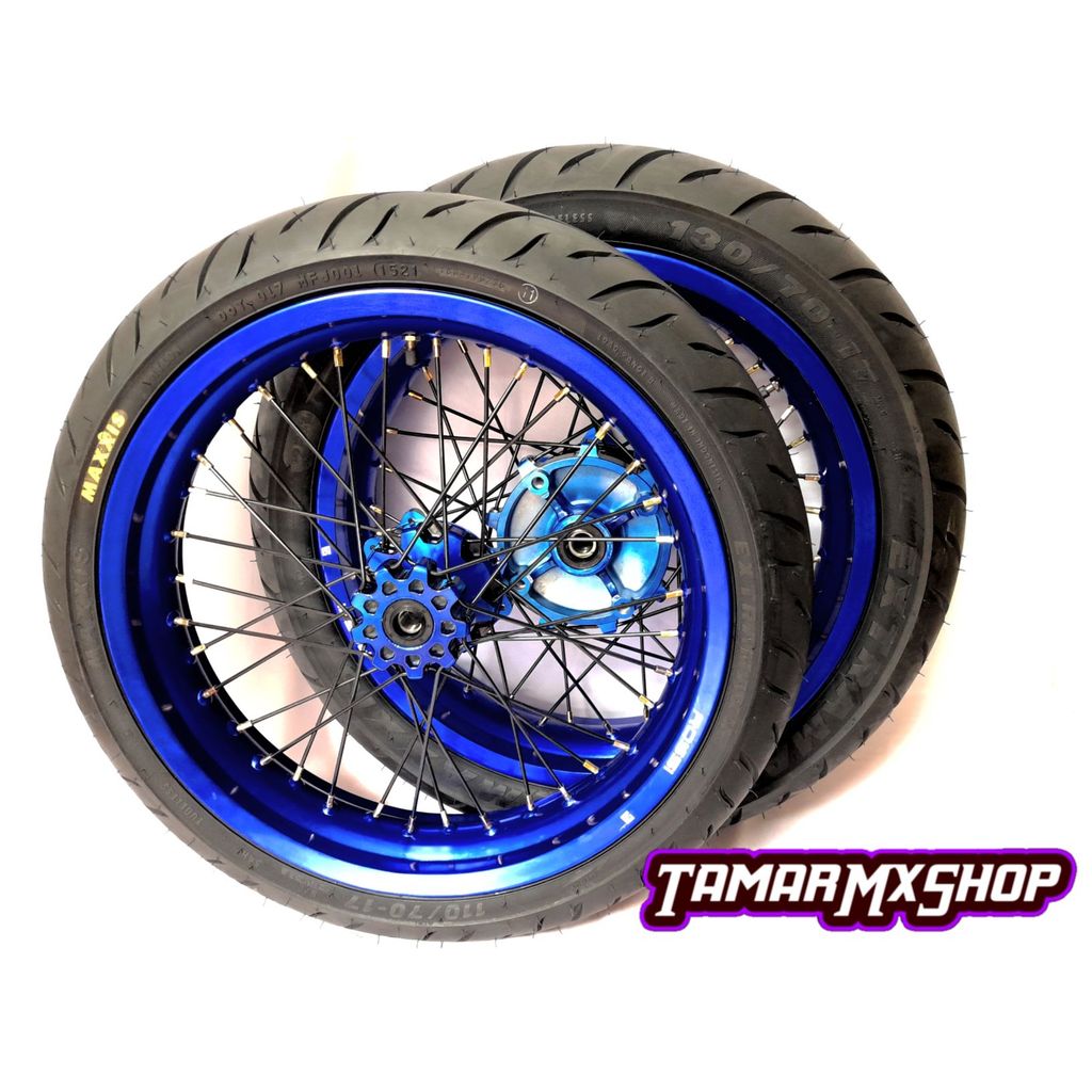 Ban Set Supermoto CRF 150 L Ring 17 Maxxis