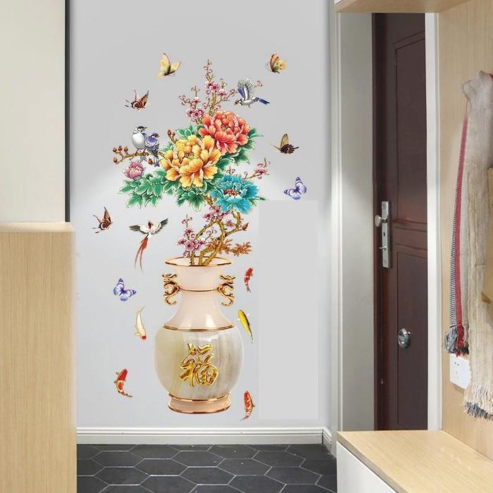 PROMO  STIKER DINDING GUCI BUNGA BESAR XXL SK2019 Hiasan Sticker - XXL SK2019