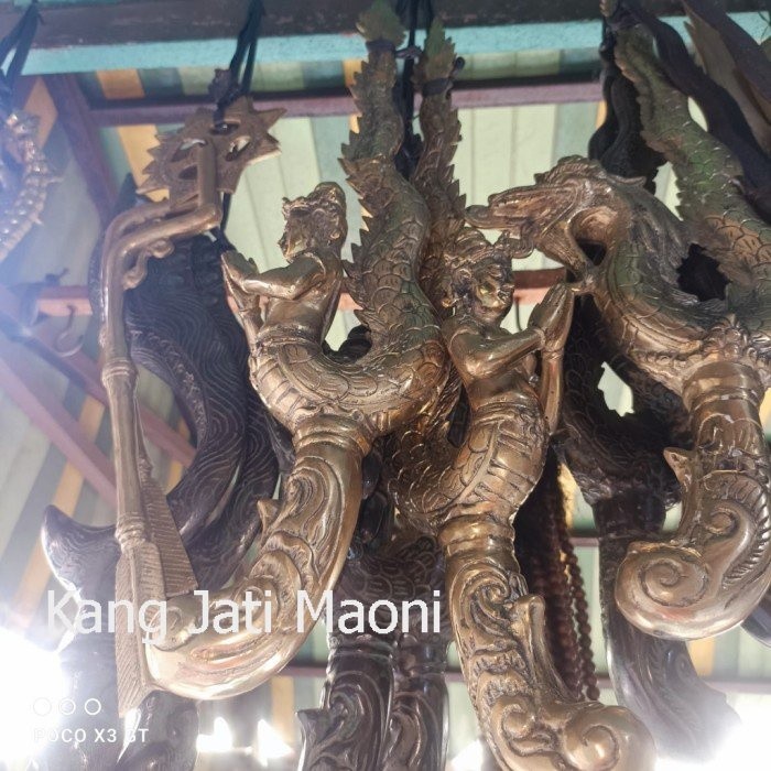 keris naga blorong full kuningan Asli Paling Mewah DFG433