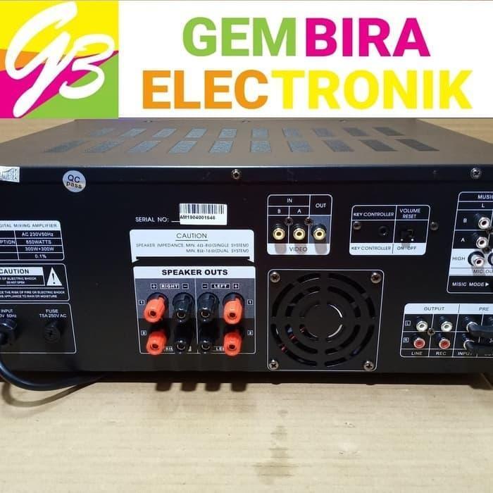 AMPLIFIER MIXER BT 3000K III AMPLI MIXING WITH BLUETOOH BT-3000K III