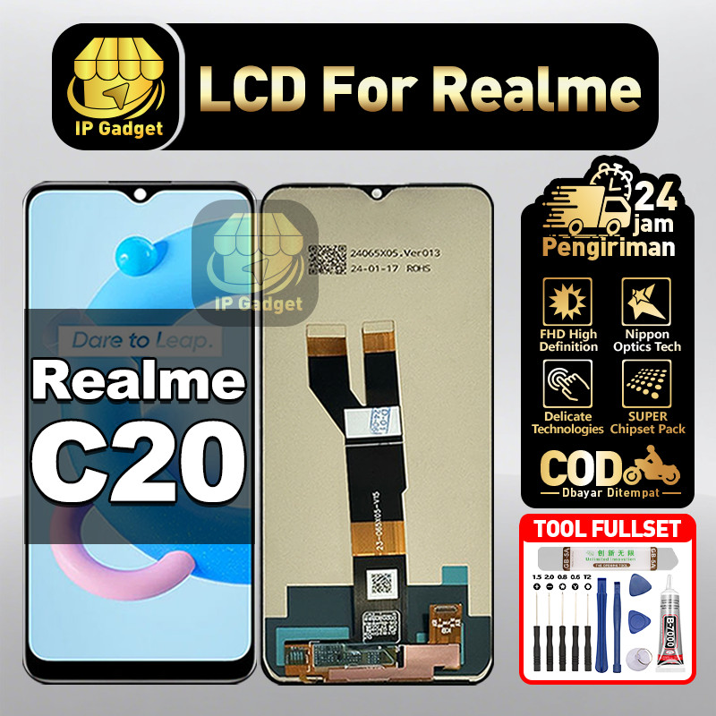 LCD Realme C20 Fullset LCD HP Touchscreen Layar Sentuh Touch Screen COD