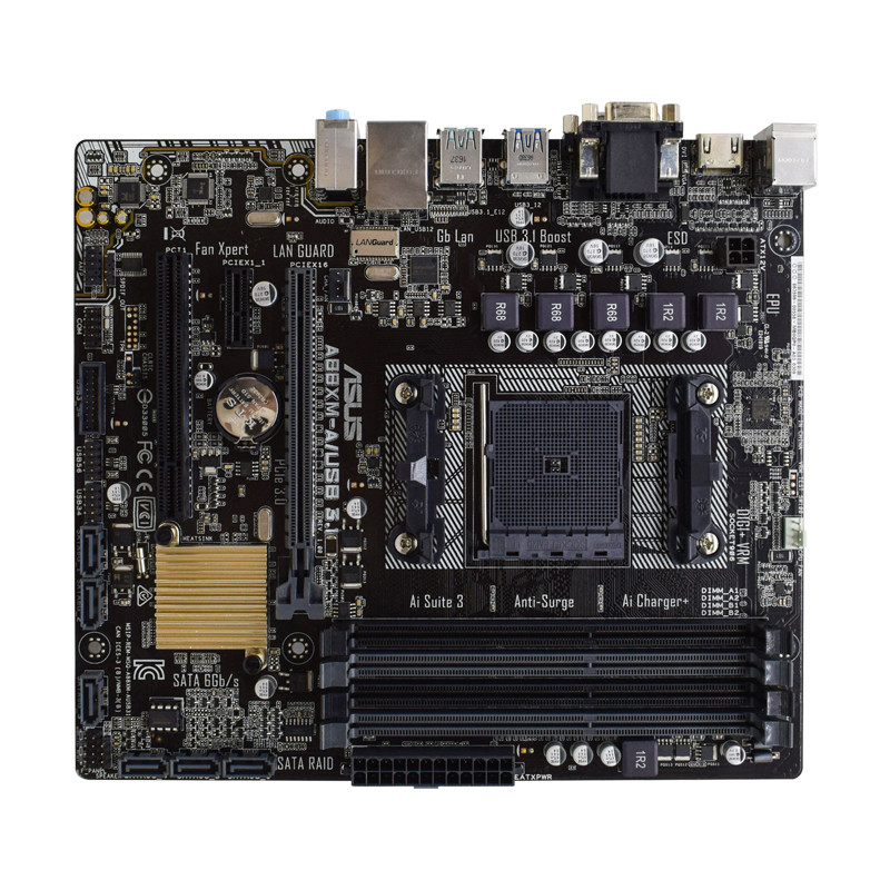 A88XMAUSB31 Motherboard Socket FM2FM2+ AMD A88X DDR3 32GB PCIE 30 USB30 Micro ATX support AMD A10580