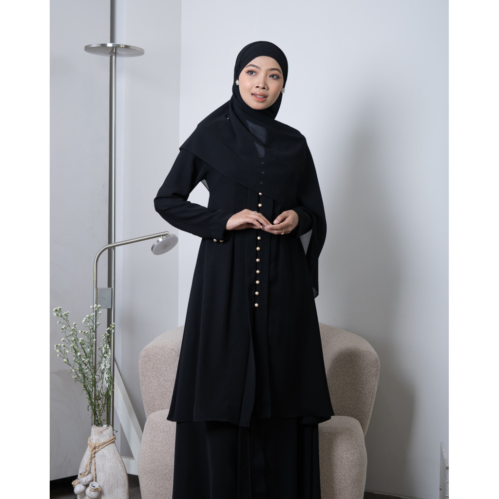 Evolvere - Lily Tunik Kebaya Polos Baju Lebaran Muslim ( TUNIK SAJA )