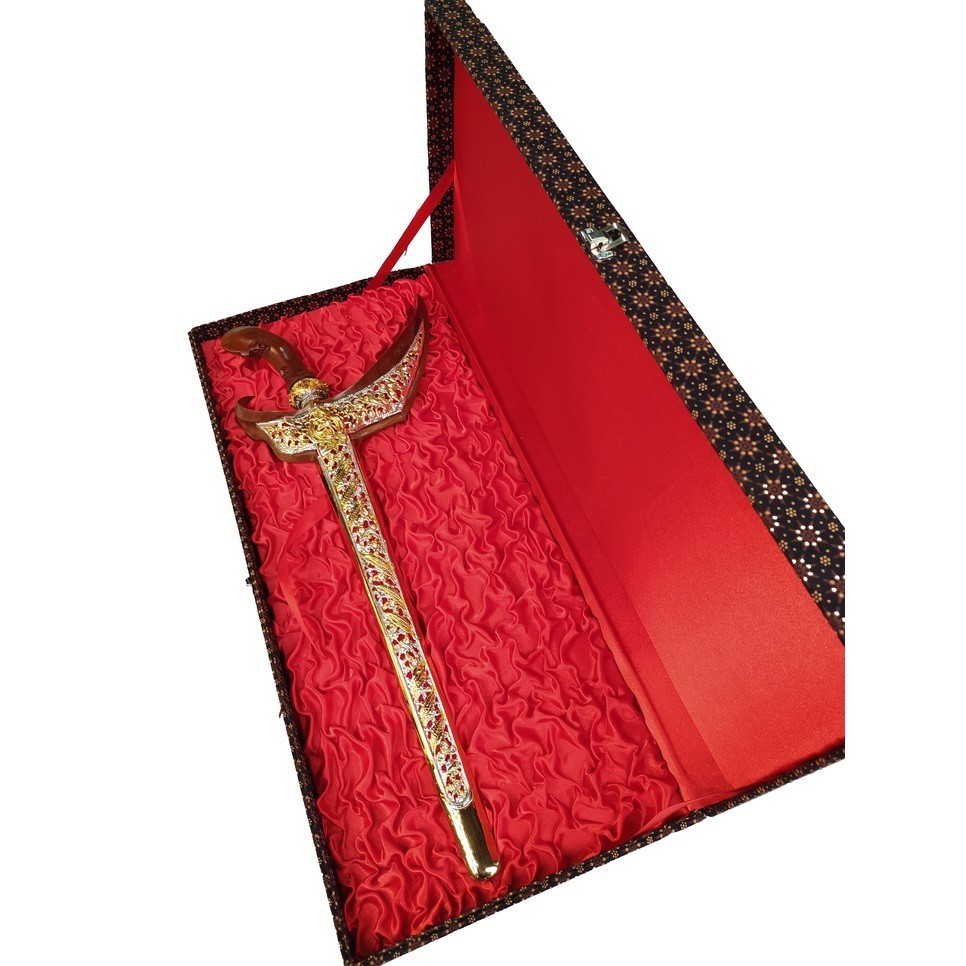 Kotak Pusaka Keris Bahan Kain Batik