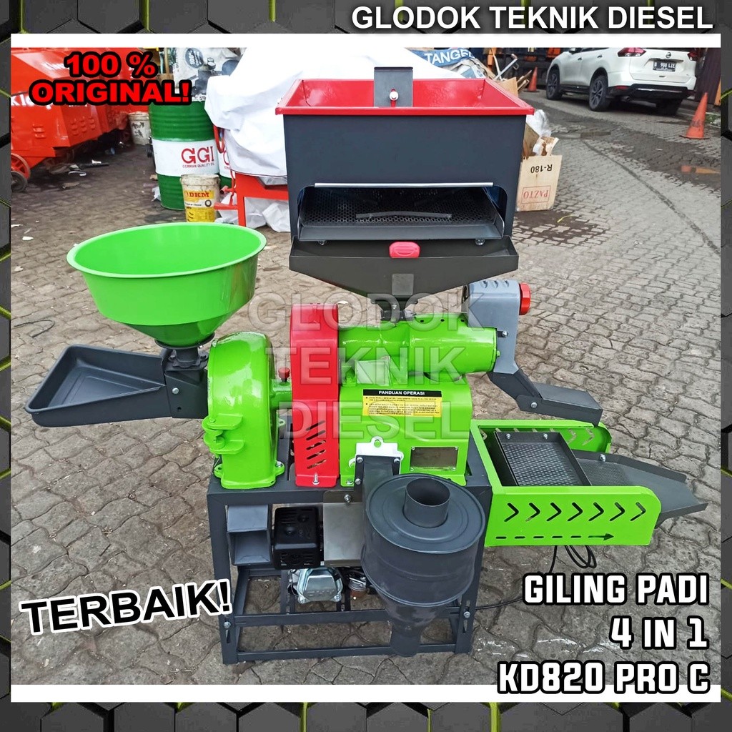 Gilingan Padi Kombinasi 4in1 Mahkota KD 820 PRO C / KD-820 Pro C ORIGINAL TERBAIK