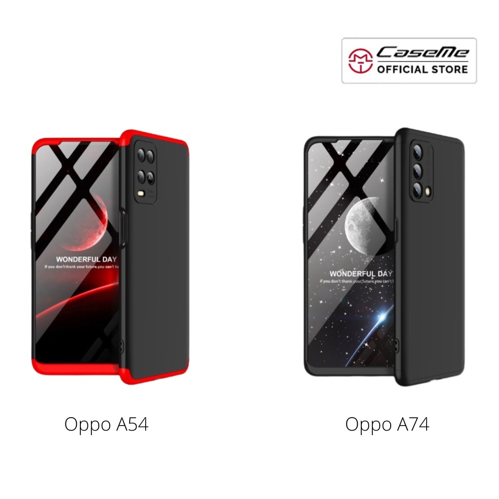 Casing OPPO A54 A74  GKK Original Hard Case 360 Shockproof Tahan Banting
