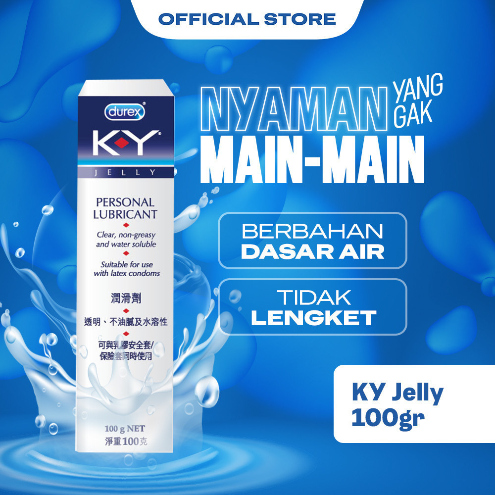 Promo Terbaru Durex Lube KY Jelly Personal Lubricant 100g - Pelumas Pria dan Wanita dw