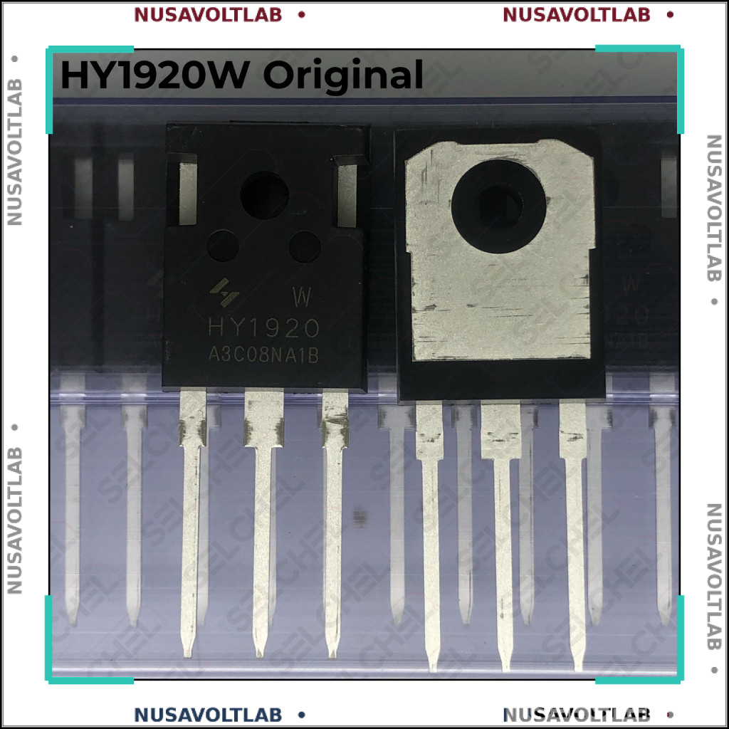 HY1920W MOSFET N Channel 200V 90A TO247 Huayi Original Untuk SMPS Inverter Power Supply dan Audio
