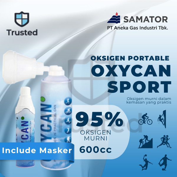 OXYCAN SPORT Oksigen Portable Tabung Kaleng Kecil 600cc
