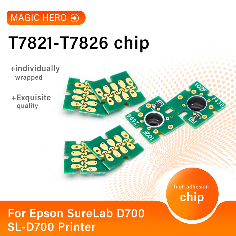 one time ipT7821 T7822 T7823 T7824 T7825 T7826 Dye Ink Cartridge ip,For Epson SureLab D700 SL-D700 P