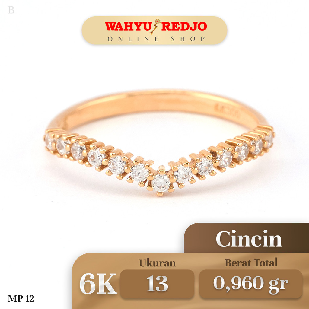 Cincin Emas Kadar 6K Wahyu Redjo CC-6K-30782583