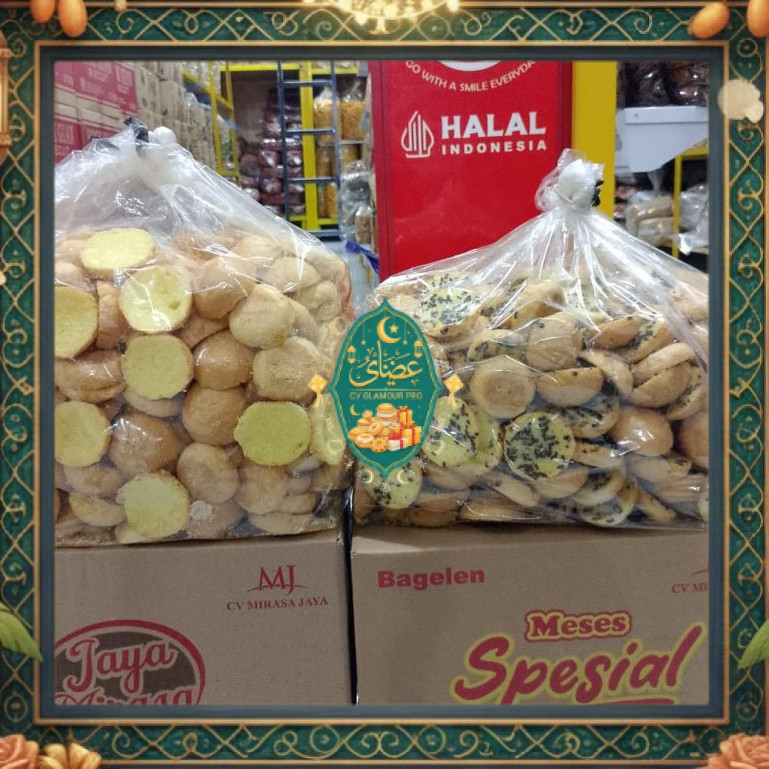 jajan lebaran Semir Kering 500g Roti Bagelen Gurih Lezat Margarinenya Enak Untuk Semua Usia CV GLAMO