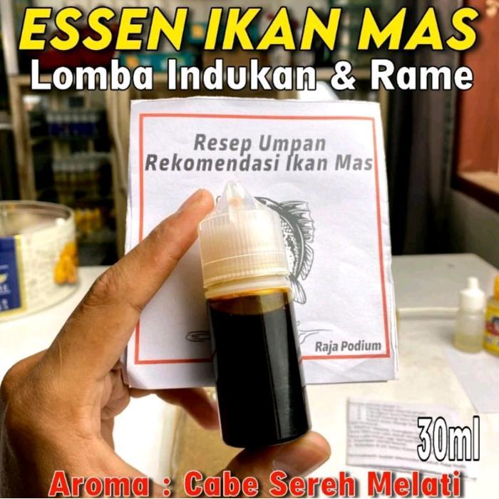 Essen Oplosan Cabe Sereh Melati Paling Gacor Khusus Ikan Mas Babon & Rame, Essen Ikan Mas