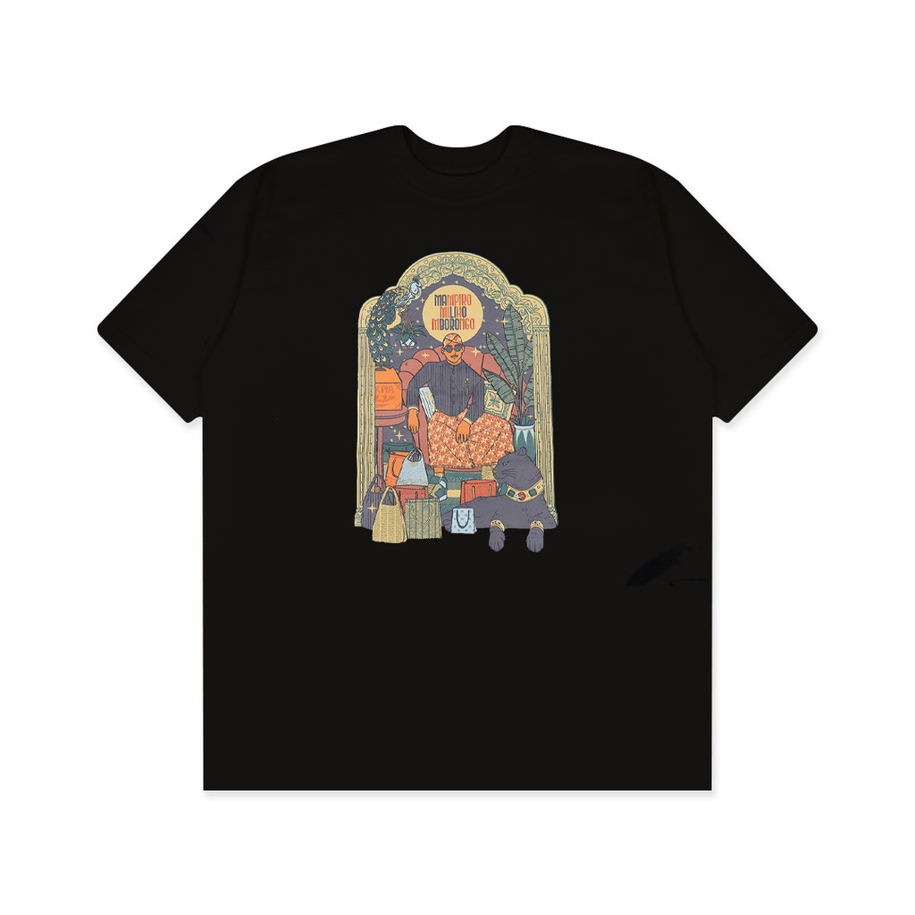 Dagadu T-Shirt Regular Malioboro Romb | Kaos Lengan Pendek Pria Wanita | Cotton Combed