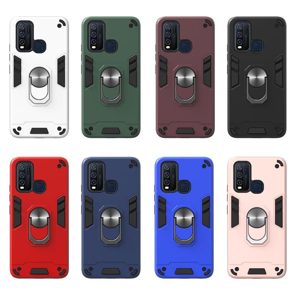 [ Vivo S1 / S1 Pro / Z1 Pro / T1 5G ] Case Robot Transformer + Ring Stand Besi Hard Case Transformer