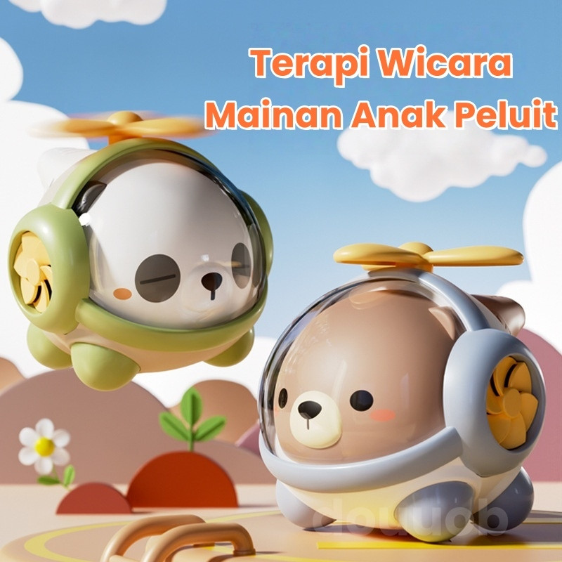 Mainan Helikopter Peluit Anak-Anak Terapi Berbicara Anak / Peluit Terapi Wicara Anak