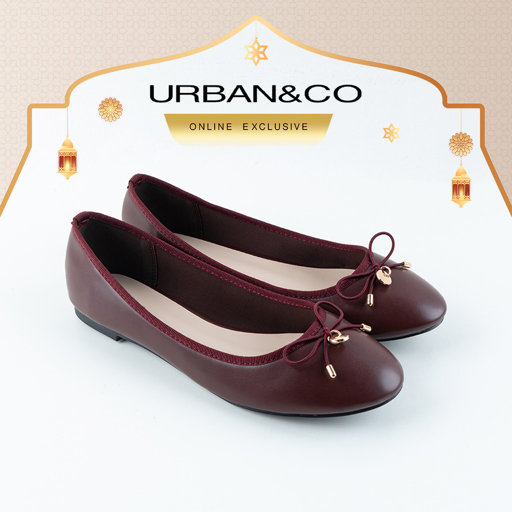 URBAN&CO Essentials Sepatu FlatShoes Slip on Flat Shoes Wanita - Belvia