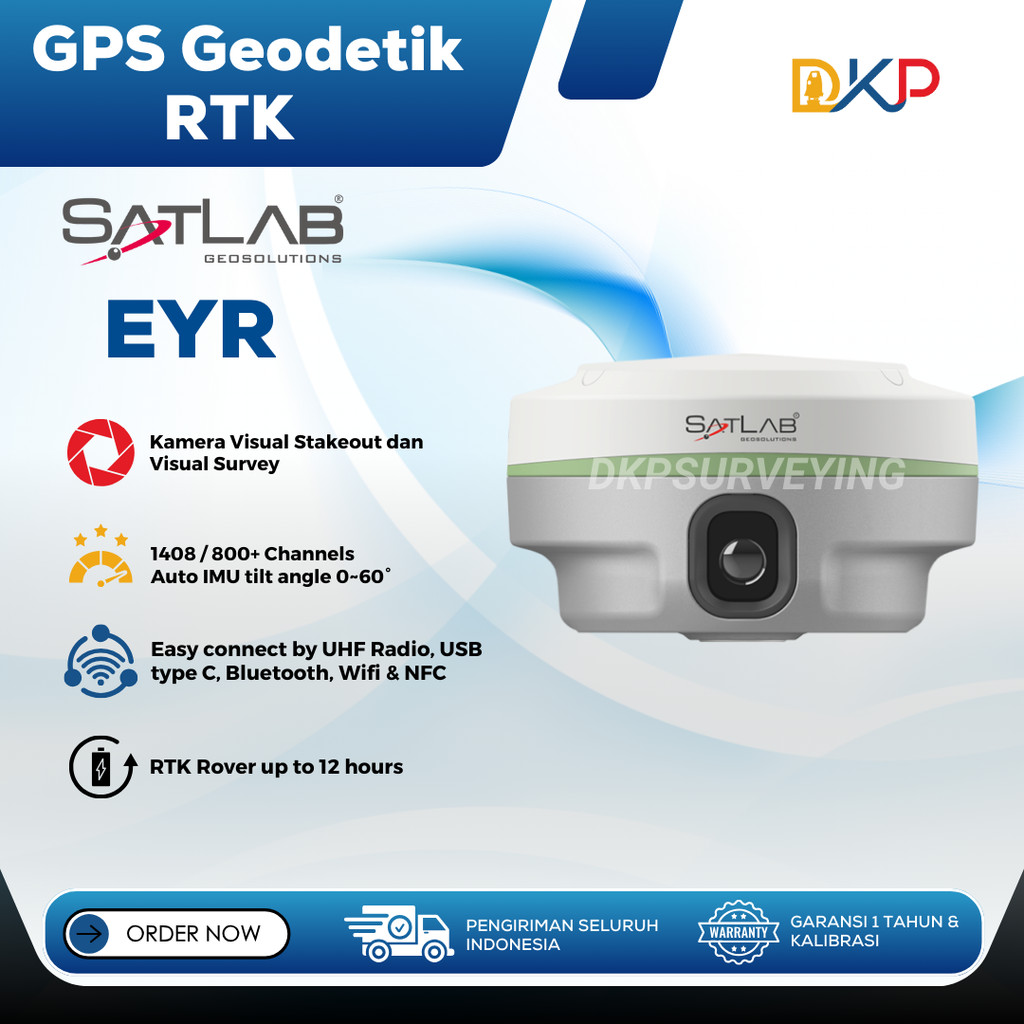 GPS RTK Geodetik SATLAB EYR ROVER