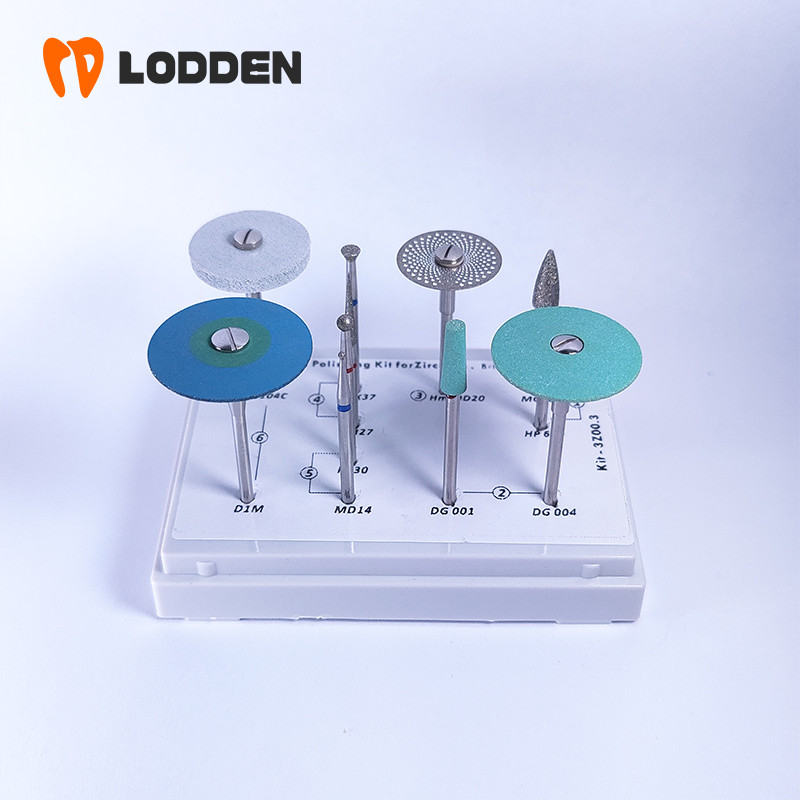Kit Penggilingan & Pemolesan Laboratorium Gigi Zirconia 3Z00.3, Mata Bor Gigi, Solusi Satu Atap, Mat