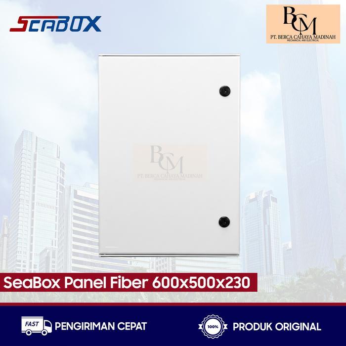 Box panel Fiber 600x500x230 panel listrik polyester 60x50x23 IP66 seabox