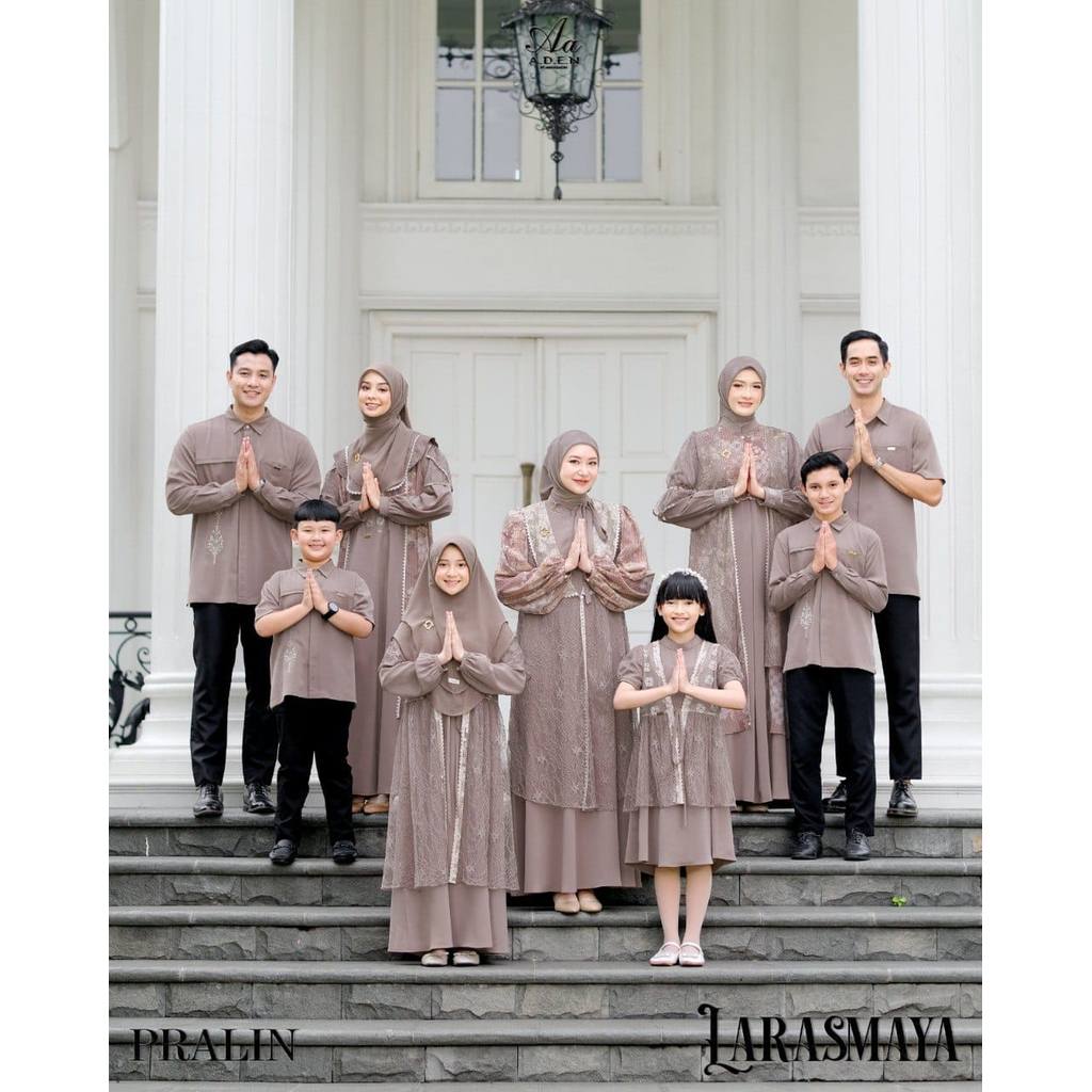 Sarimbit Aden Larasmaya Pralin (Family Set Aden Hijab 2026)
