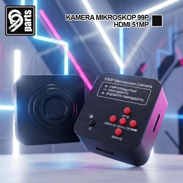 Pvcarts Kamera Mikroskop HDMI 51MP / Kamera Mikroskop HDMI 1080P / Kamera Mikroskop Trinokuler HDMI