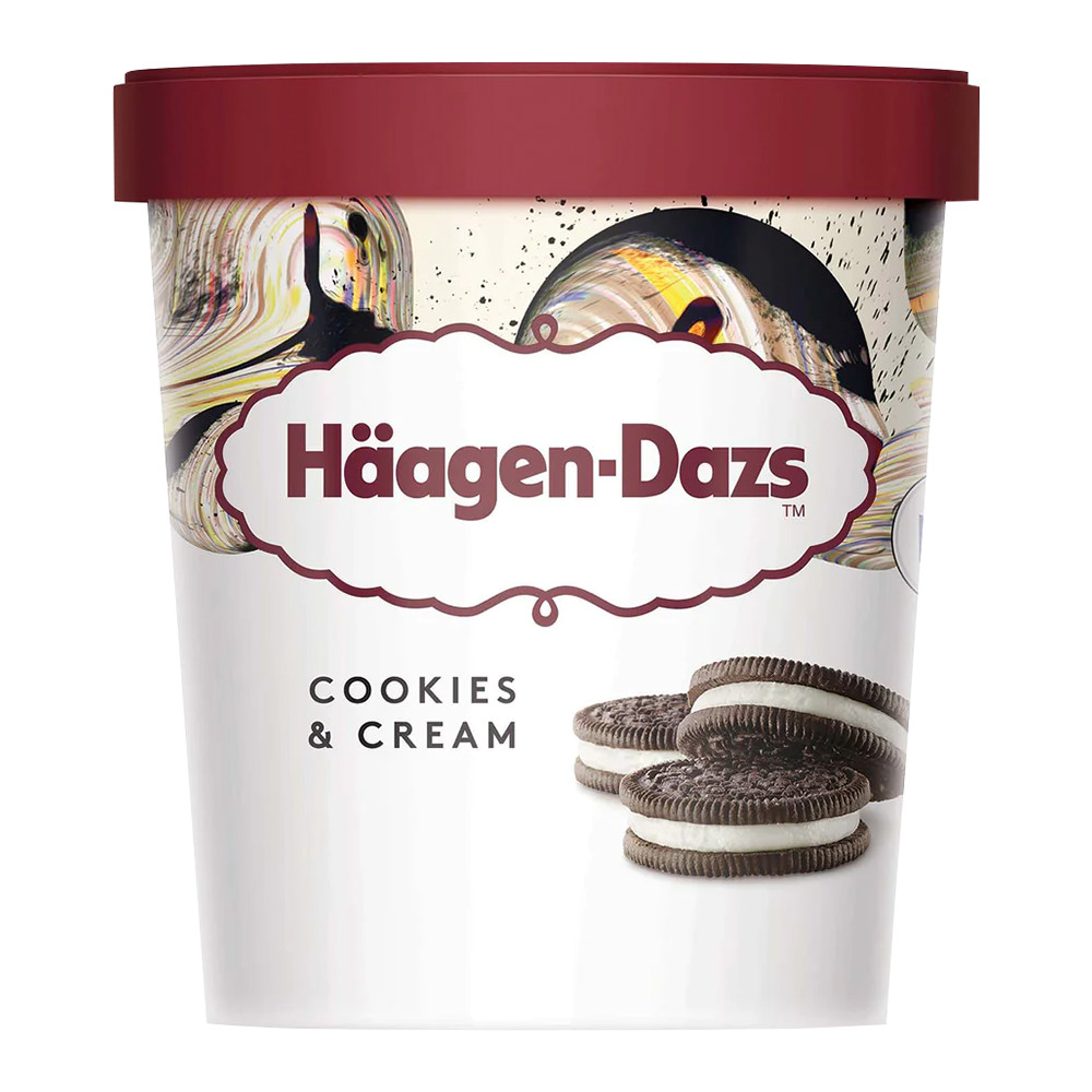 HAAGEN DAZS COOKIES CREAM 474ML