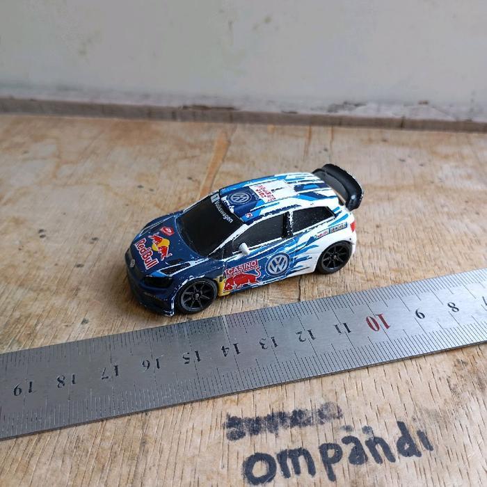 diecast majorette mobil Volkswagen polo WRC Dcast