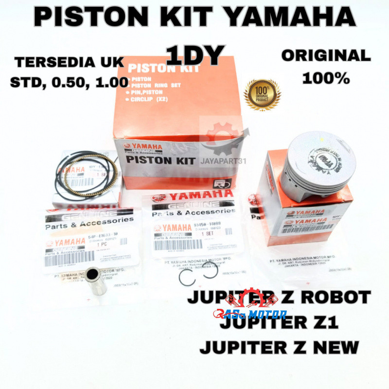 PISTON KIT YAMAHA 1DY YGP JUPITER Z1, JUPITER ROBOT, JUPITER Z NEW