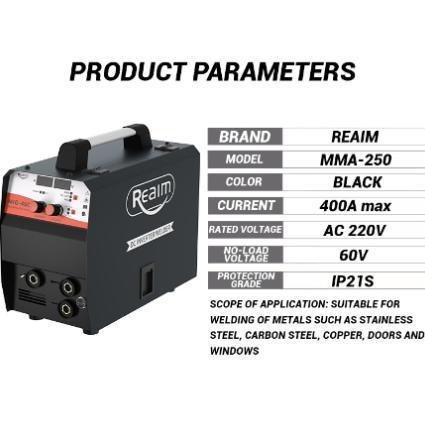 MIG 3in1 READY!!! ADA Mesin Las RAEIM Inverter MIG-250 120A IGBT Mesin las mig tanpa gas Inverter Tr