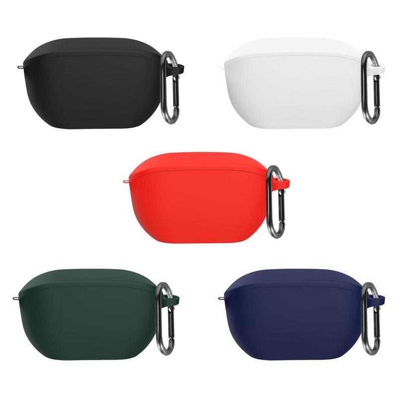 For JBL Wave 100TWS Case Silicone Headphones Protective Cover With Carabiner Wireless Earphone Shell