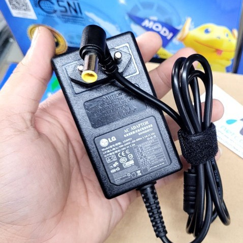 Adaptor Charger LED Monitor LG 19" 20" 22" 24" 19V-1.3A | CASAN MONITOR LG 19inc 20inc 22inc 24inc