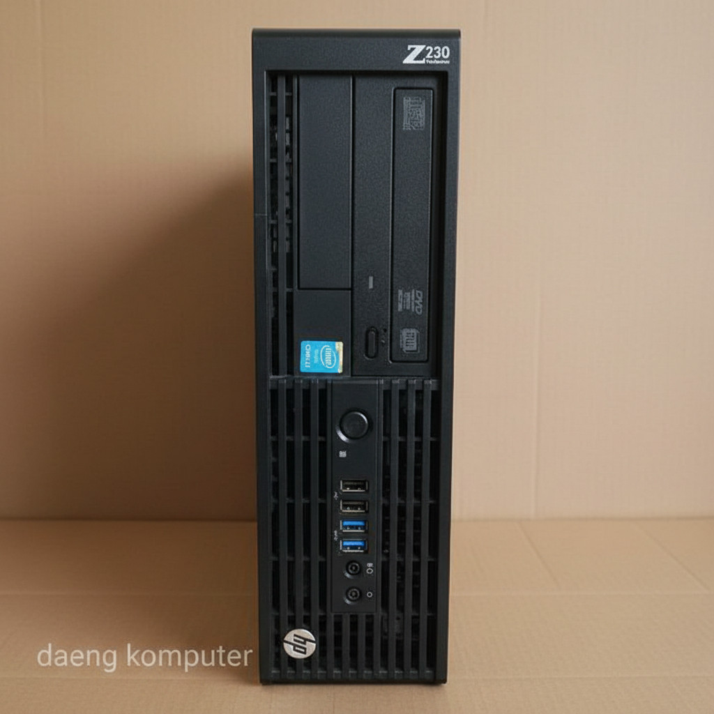 HP Z230 SFF Barebone PC Workstation 1150 DDR3 Support Intel Gen 4 Xeon - Garansi 1 Bln