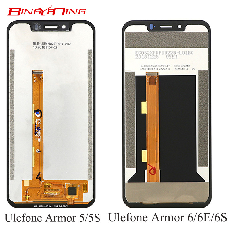 For Ulefone Armor 5 5S LCD&Tou Screen gitizer splay For Ulefone Armor 6 6E 6S LCD&Tou Screen gitizer