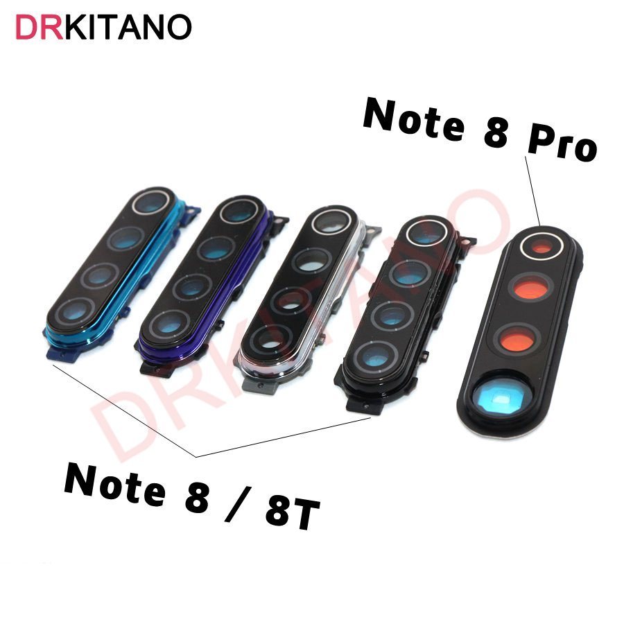 For Xiaomi Redmi Note 8 8T 8 Pro Camera Lens Glass Note8 Back Camera Frame For Redmi Note 8 Pro Came