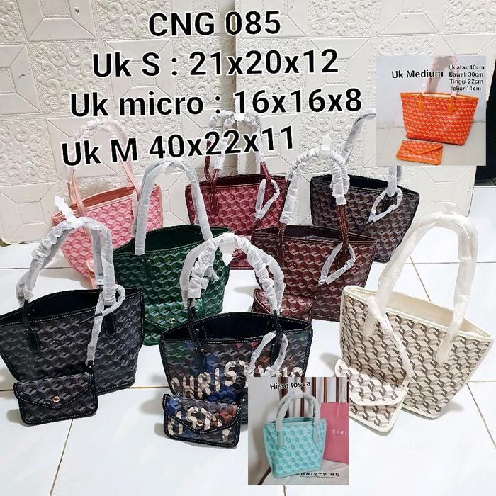 Tas tote bag Russo Premium Free paper bag - Hitam, S