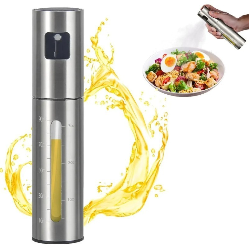 Baking Olive Oil Spray Bottle 304 Stainless Steel Oil Spray Bottle Vinegar Spray Bottles BQ Sprayer 