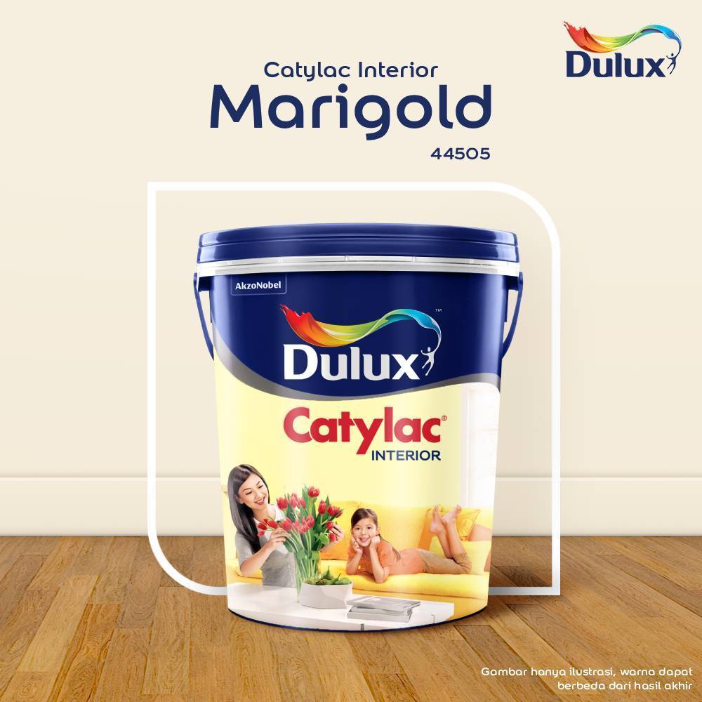 CAT TEMBOK MARIGOLD DULUX CATYLAC INTERIOR - 5 KG 44505 CAT TEMBOK DULUX CATYLAC
