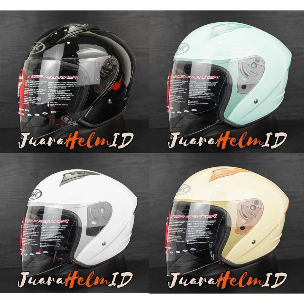 NHK HELM N1 ELITE / SOLID / N1ELITE / N1-ELITE SINGLE VISOR HALF FACE