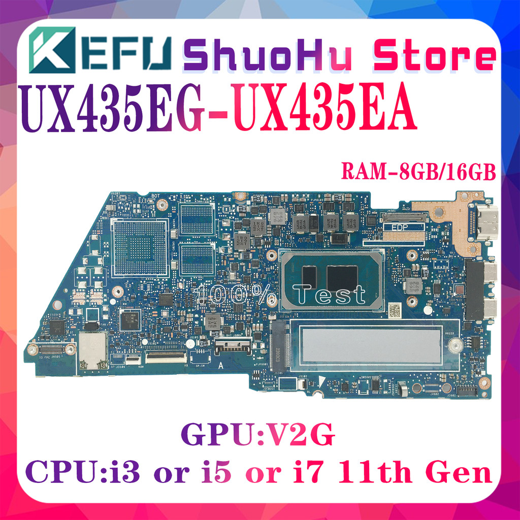 KEFU UX435EG UX435EA Mainboard For ASUS BX435E RX435E UX435E UX435EAL UX435EGL Laptop Motherboard RA