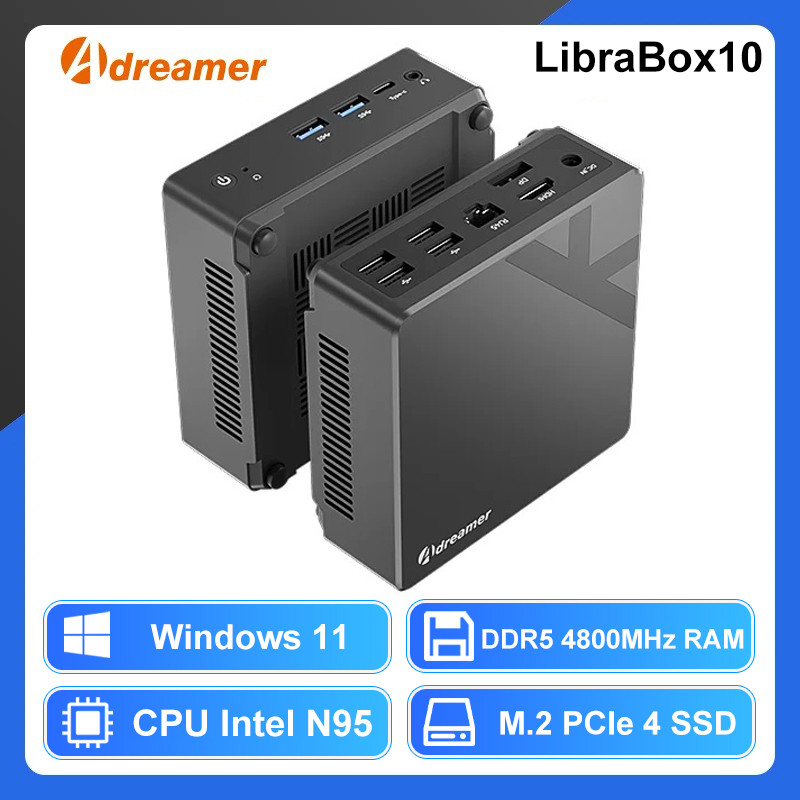 Adreamer Mini PC LibraBox10 Intel N95 CPU Mini PC