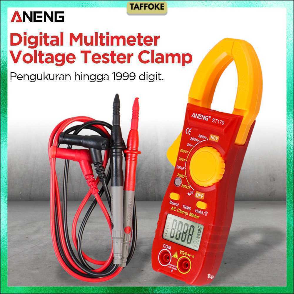 ANENG Digital Multimeter Tang Ampere Voltage NCV Tester Clamp - ST170