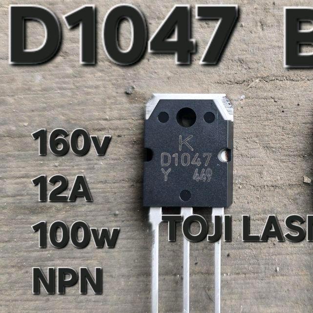 TRANSISTOR FINAL POWER AMPLIFIER B817 D1047 K  12A 160v 100w 2sb817 2sd1047 2sb B 817 2sd D 1047 pnp