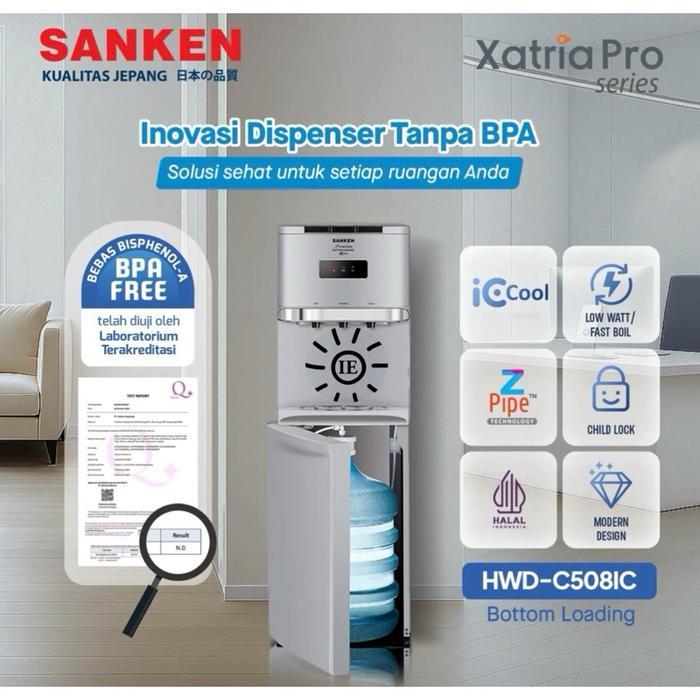 Dispenser Sanken Galon Bawah HWD-C558IC 558IC 558 IC Bottom Loading HWD-C555IC 555Ic 555 IC 508IC HW