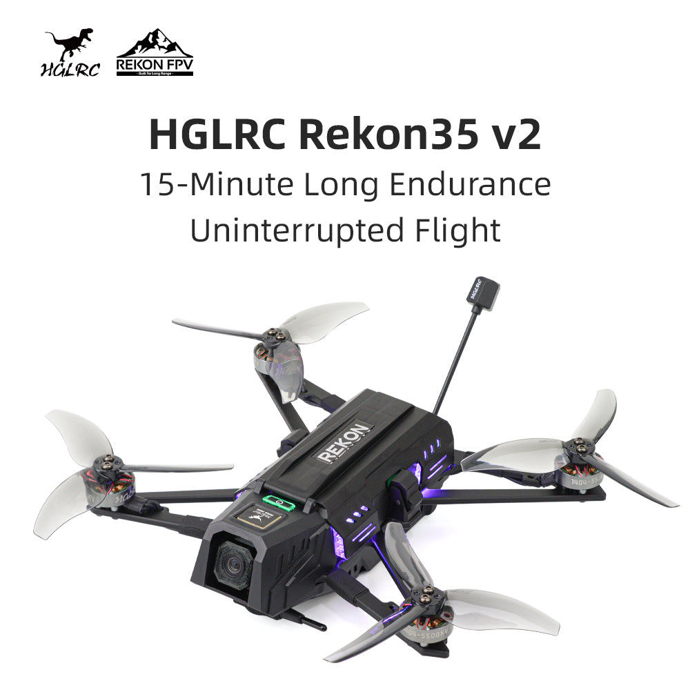 HGLRC Rekon35 V2 Long-Range FPV Drone 3.5in Quadcopter