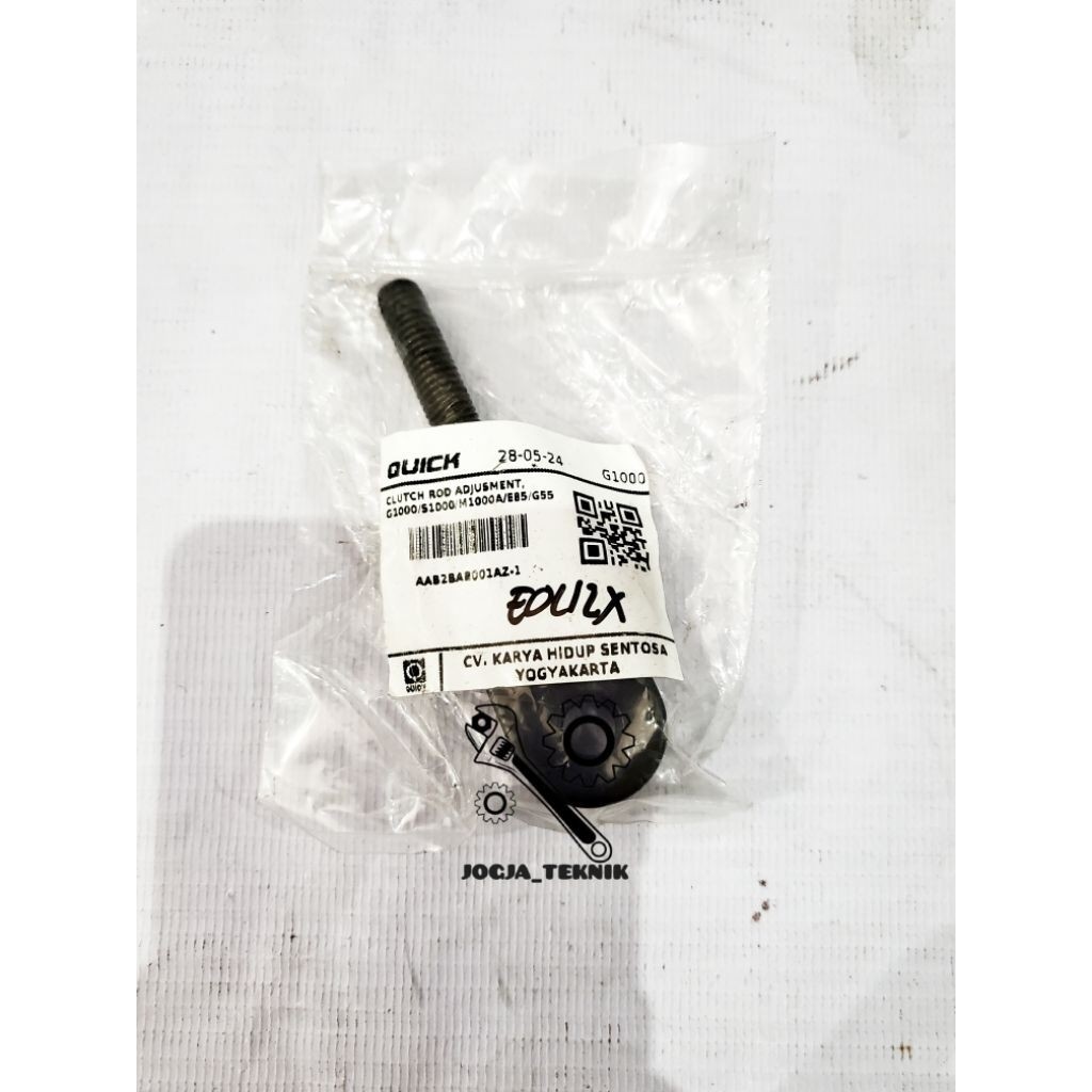 Sparepart Traktor Quick Clutch Rod Adjusment Traktor Quick G1000/S1000/M1000A/E85/G55 Original