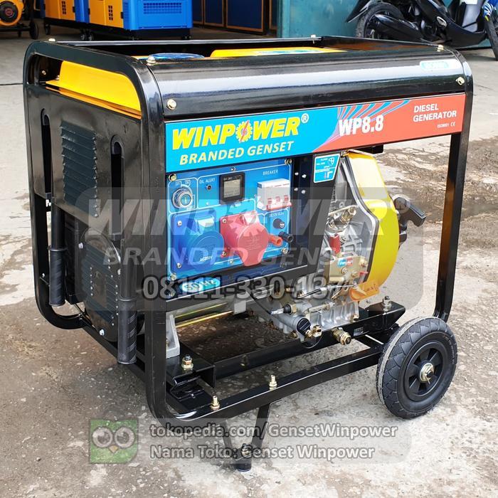 Genset Diesel Winpower 6500 Watt / 7 KVA Max - Generator Rumah Solar