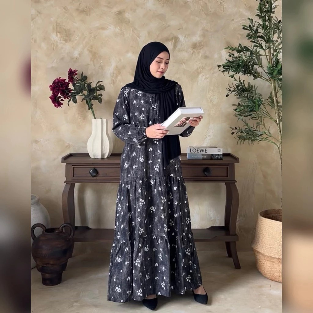 Griya Musafa | Raina Dress | Gamis Motif