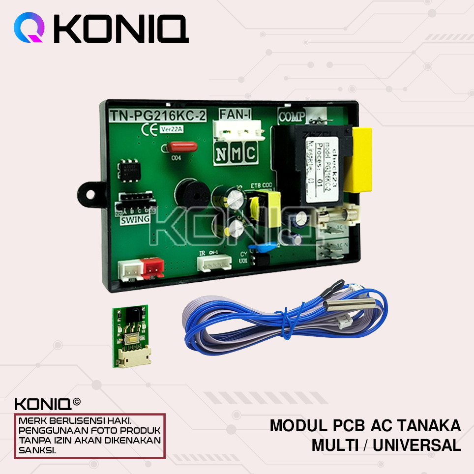 MODUL PCB + REMOTE AC UNIVERSAL TANAKA TN-PG216KC-2