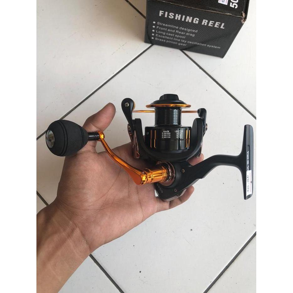 Reel Spinning Awashima Peacefull HP 5000 6000 Max Drag 19Kg Power Hand - 5000